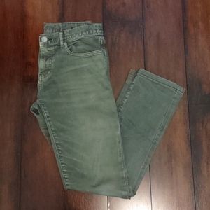 Olive Green Armani Exchange Mid Rise Skinny Jean